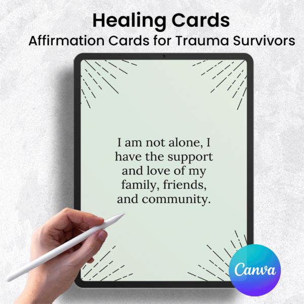 Daily Affirmations: Heal from Trauma (Canva)