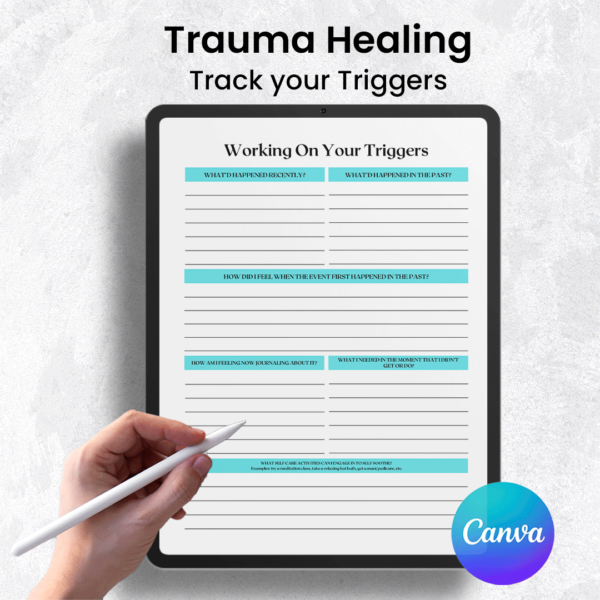 2024 Personalized Trauma Healing Workbook (Canva)