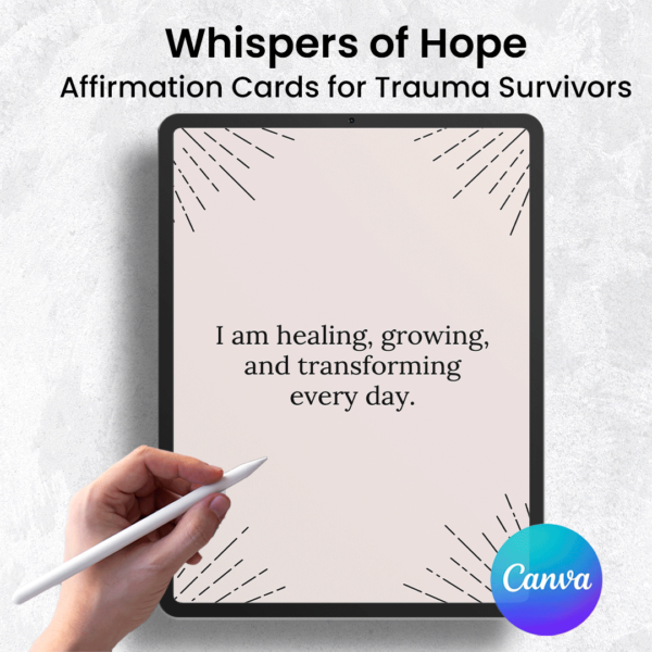 Daily Affirmations: Heal from Trauma (Canva) - Image 2