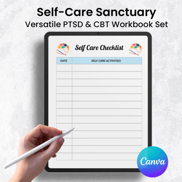 2024 PTSD & CBT Workbook | Daily Healing & Self-Care Practices - Image 2