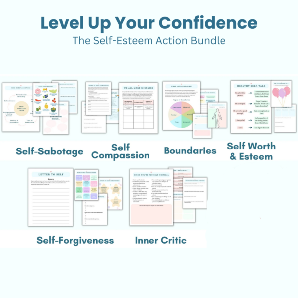 Self-Esteem Worksheets for Teens - Build Confidence & Self-Love