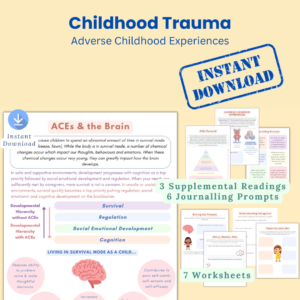 Adverse Childhood Experiences Worksheets - Resources for Understanding and Healing Childhood Trauma