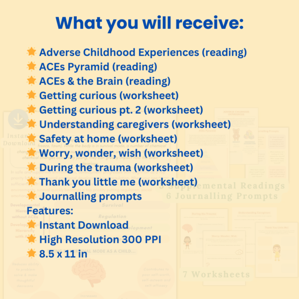 Adverse Childhood Experiences Worksheets - Explore Tools for Healing Childhood Trauma