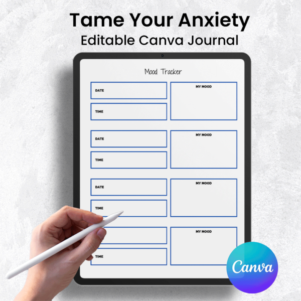 Editable CBT workbook featuring a self-care checklist with healthy habits like exercise and meditation.